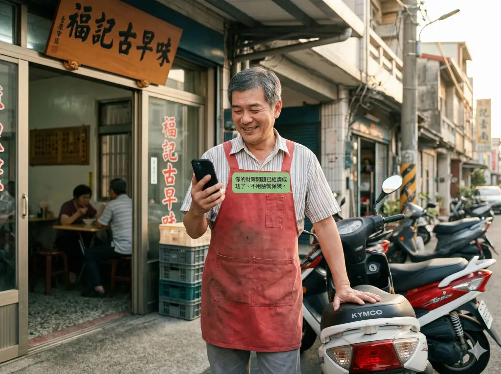 餐廳老闆尋求專家協助,成功利用機車貸款保住保險保障