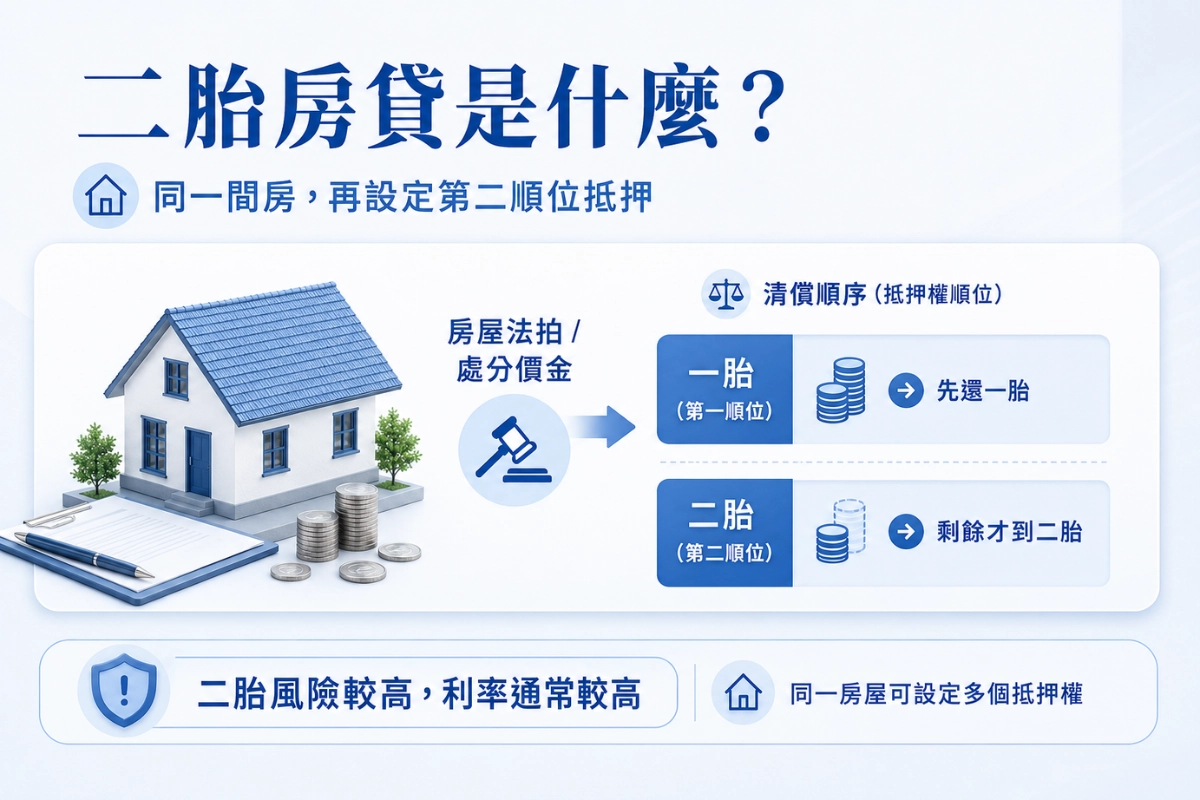 二胎房貸是什麼？