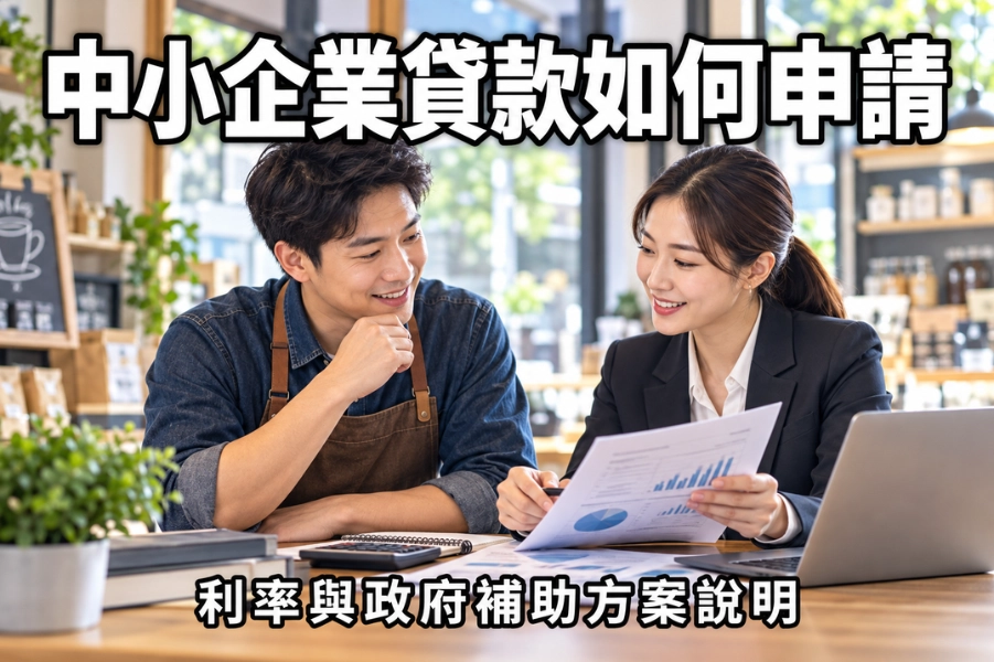 中小企業貸款如何申請？條件、利率與政府補助方案說明