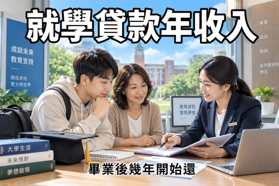 就學貸款家庭年收入超過多少不能申請？畢業後幾年開始還？